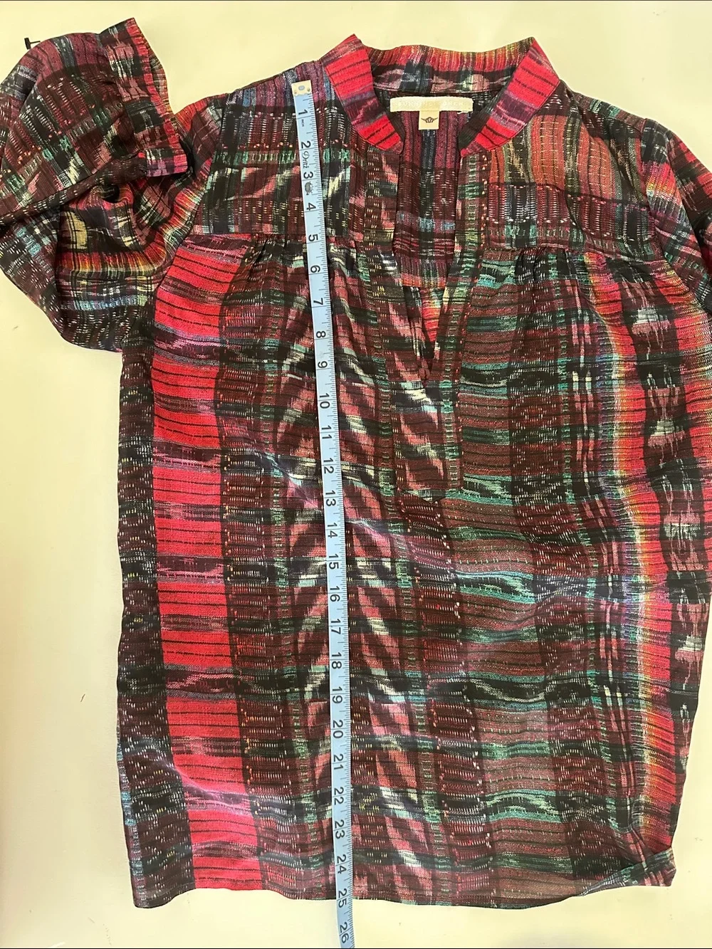 Women’s Patterned Silk Shirt - Picture 6 of 6